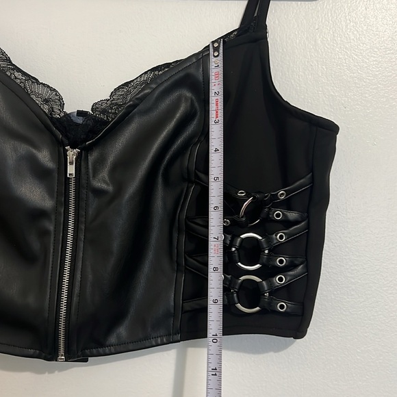 Fashion Nova Black Corset Top - Picture 5 of 8